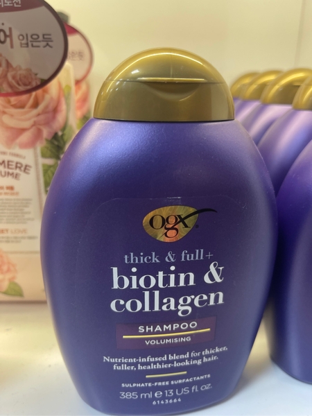 Dầu Gội Bồng Bềnh OGX Biotin & Collagen 385 ml