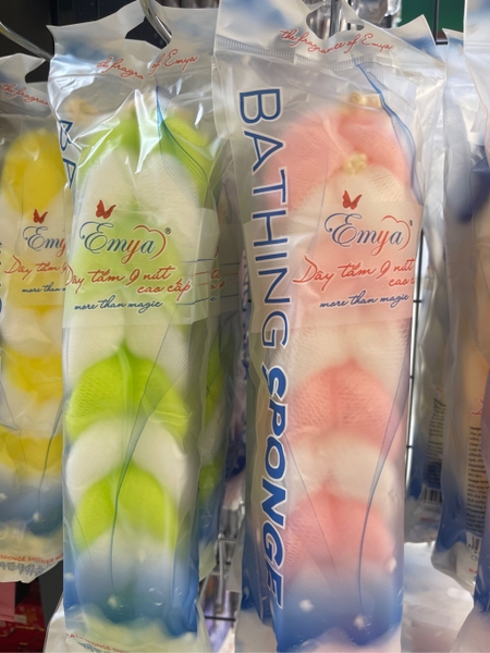 Bông Tắm Dài 9 Nút Cao Cấp