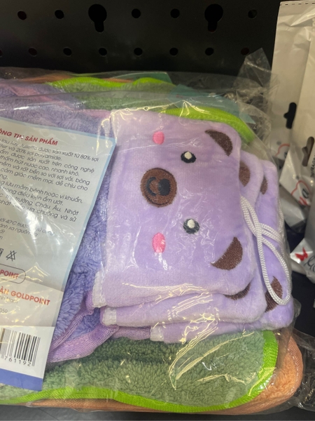 Khăn Lau Tay Nhà Bếp Siêu Mềm Hình Thú