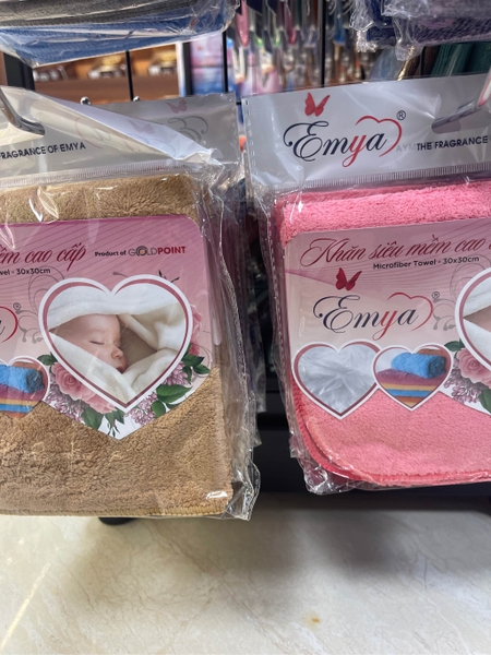 Khăn Siêu Mềm Emya Trẻ Em 30x30