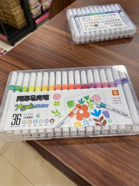 Dạ màu acrylic 9053A về Hộp 36 màu