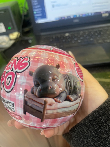 300-Móc Khoá Hà Mã-(12c/1 khay)- 24