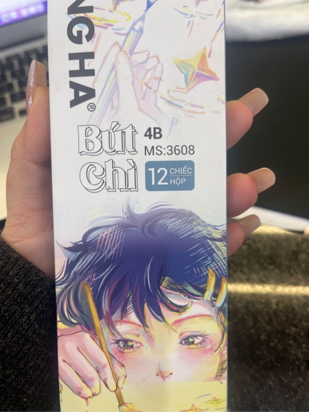 3608 - Bút Chì Hồng Hà