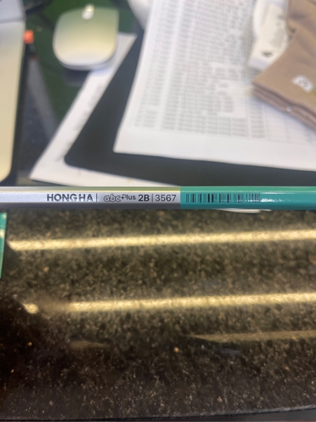 3567 - Bút chì gỗ 2B không tẩy ABC Plus