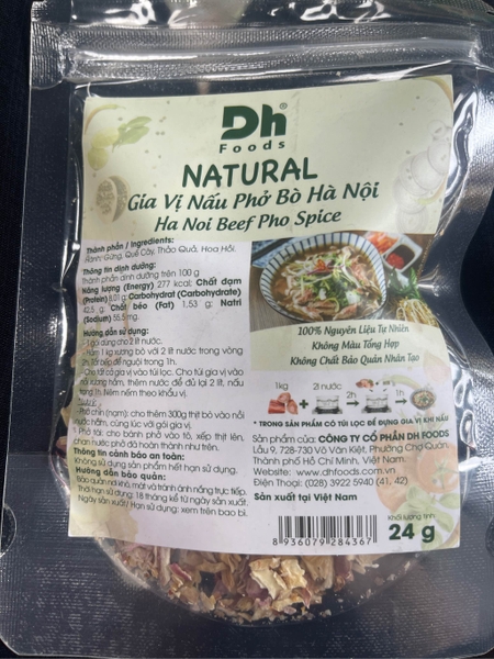 Natural Gia Vị Nấu Phở Bò Hà Nội