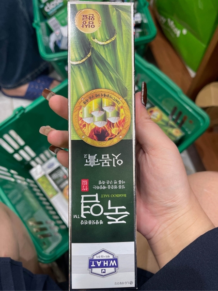 LG Kem đánh răng tre muối BAMBOO SALT Chăm sóc răng ê buốt 140g 잇몸고 치약