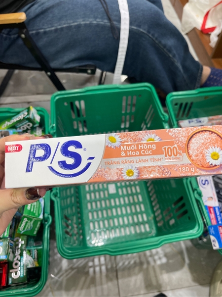 Kem Đánh Răng PS Muối Hồng & Hoa Cúc 180g