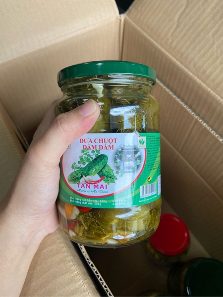 Dưa chuột dầm dấm 680g