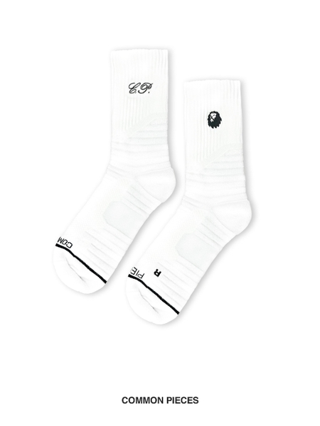 Tất Thể Thao, Bóng Rổ, Bóng Đá, Pickle Ball  - Prime Performance Socks - Common Pieces SS25 - Trắng