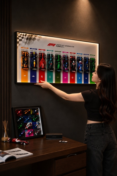 Tranh Treo Mô Hình Xe Lego Speed Champions