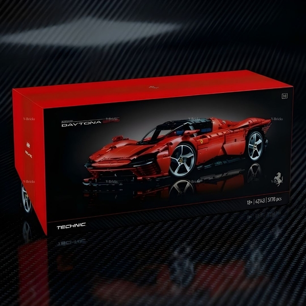 Mô Hình Xe LEGO Ferrari Daytona SP3 Tỉ Lệ 1:8