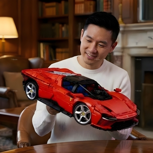 Mô Hình Xe LEGO Ferrari Daytona SP3 Tỉ Lệ 1:8