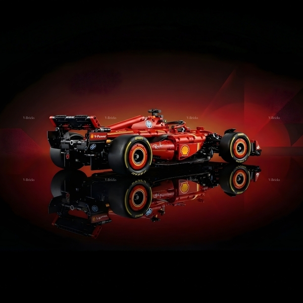 Mô Hình Xe LEGO F1 Ferrari SF‑24 Tỉ Lệ 1:8