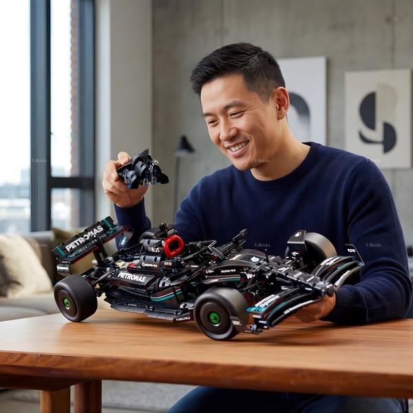 Mô Hình Xe LEGO F1 Mercedes‑AMG Tỉ Lệ 1:8