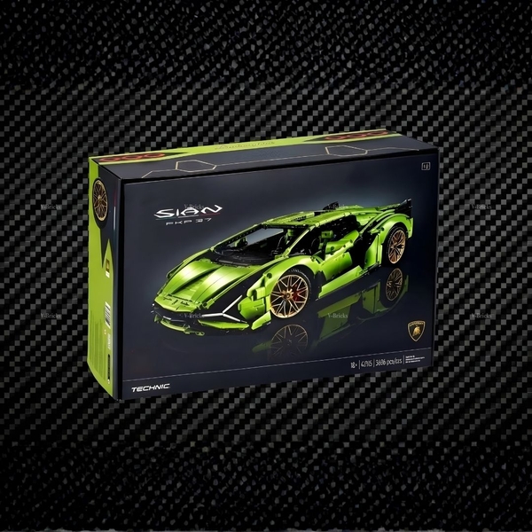 Mô Hình Xe LEGO Lamborghini Sián FKP 37 Tỉ Lệ 1:8