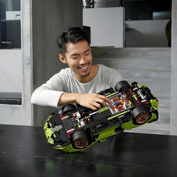 Mô Hình Xe LEGO Lamborghini Sián FKP 37 Tỉ Lệ 1:8