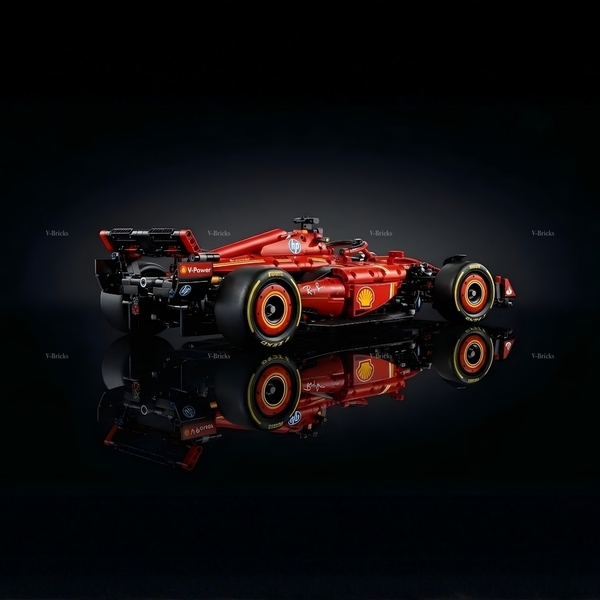Mô Hình Xe LEGO F1 Ferrari SF‑24 Tỉ Lệ 1:8