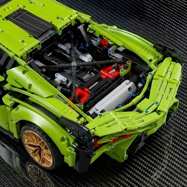 Mô Hình Xe LEGO Lamborghini Sián FKP 37 Tỉ Lệ 1:8