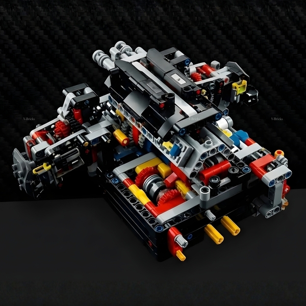 Mô Hình Xe LEGO Ferrari Daytona SP3 Tỉ Lệ 1:8