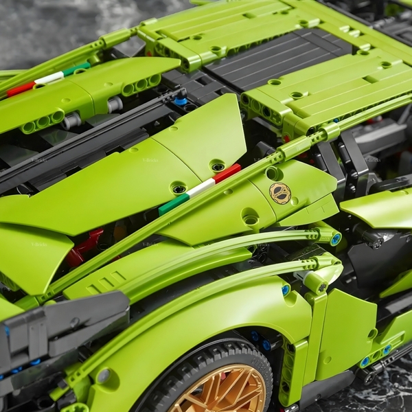 Mô Hình Xe LEGO Lamborghini Sián FKP 37 Tỉ Lệ 1:8