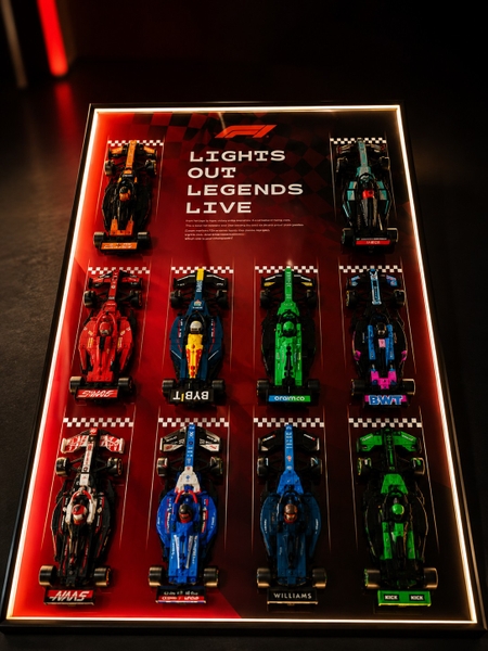 Tranh Treo Mô Hình Xe Lego Speed Champion
