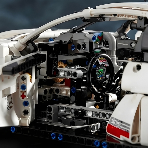 Mô Hình Xe LEGO Porsche 911 RSR Tỉ Lệ 1:10