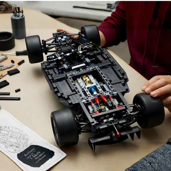 Mô Hình Xe LEGO F1 Red Bull Racing RB20 Tỉ Lệ 1:8