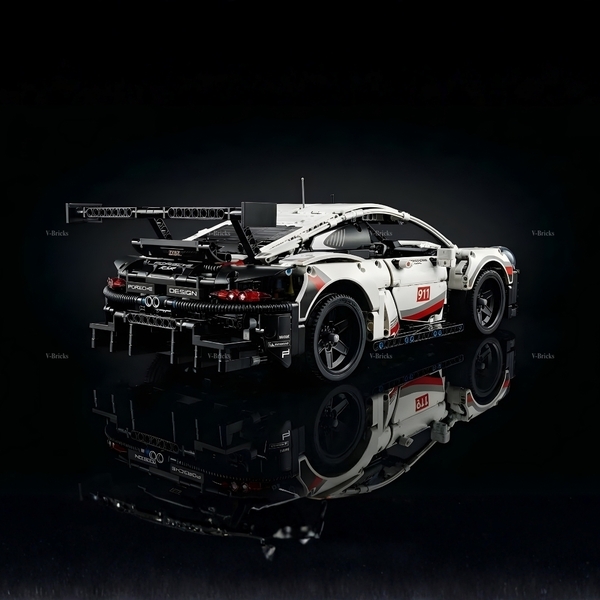 Mô Hình Xe LEGO Porsche 911 RSR Tỉ Lệ 1:10