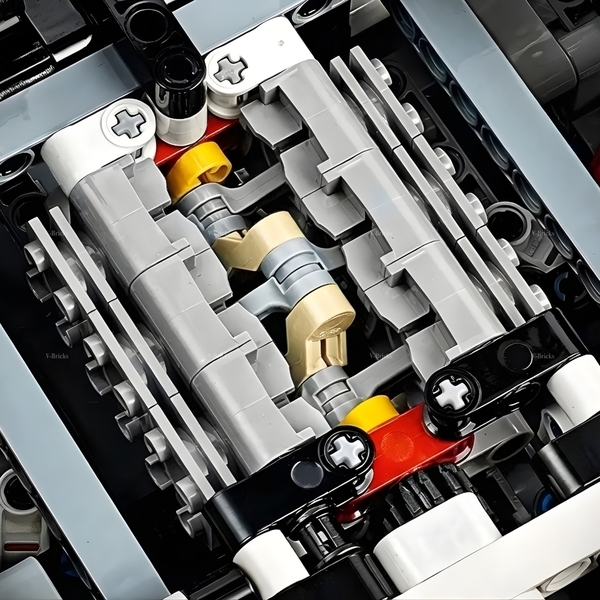 Mô Hình Xe LEGO Porsche 911 RSR Tỉ Lệ 1:10