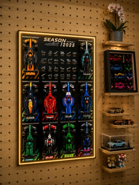 Tranh Treo Mô Hình Xe Lego Speed Champion