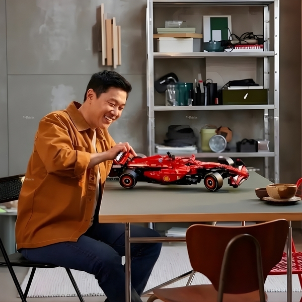 Mô Hình Xe LEGO F1 Ferrari SF‑24 Tỉ Lệ 1:8