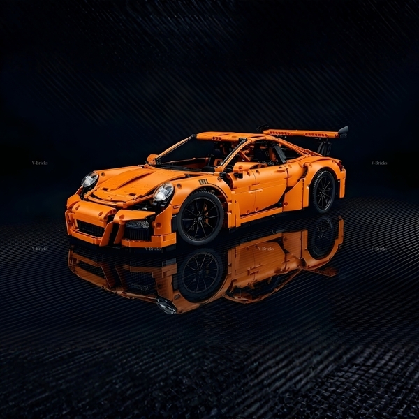 Mô Hình Xe LEGO Porsche 911 GT3 RS Tỉ Lệ 1:8