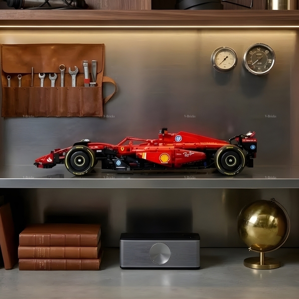 Mô Hình Xe LEGO F1 Ferrari SF‑24 Tỉ Lệ 1:8