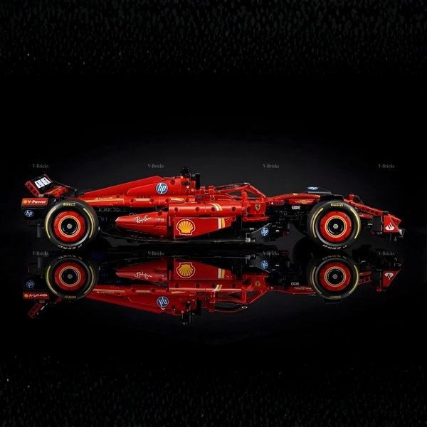 Mô Hình Xe LEGO F1 Ferrari SF‑24 Tỉ Lệ 1:8