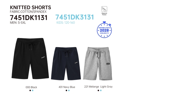 QUẦN SHORT KELME - MÃ 7451DK1131