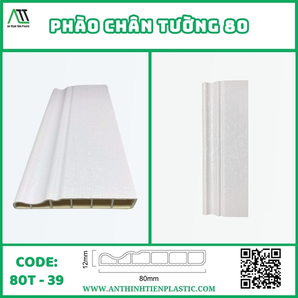 Phào chân tường 80T
