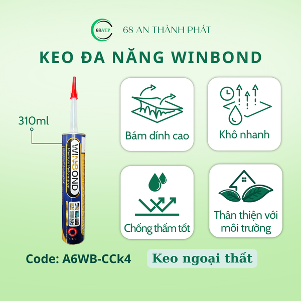 Keo Winbond tím chuyên dụng cho ngoại thất