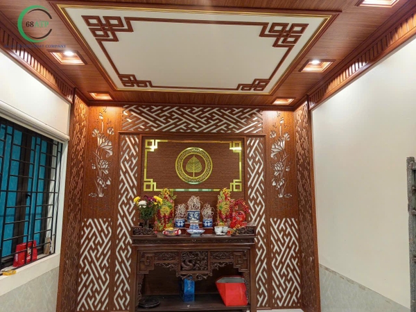 Gỗ nhựa cốt nâu NT Wood cho công trình nội thất