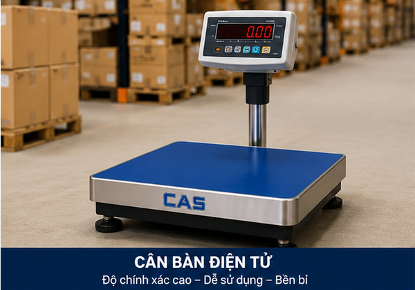 Cân bàn điện tử chính hãng độ chính xác cao dùng trong kho hàng và sản xuất