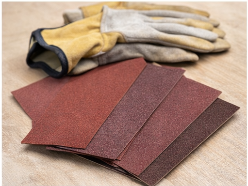 Giấy nhám các độ nhám P80 P120 P240 dùng xử lý bề mặt gỗ và tường
