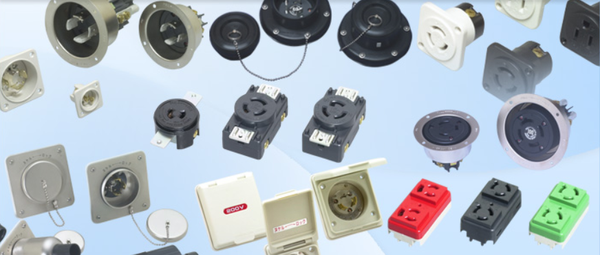 Ổ cắm công nghiệp American Denki chất lượng cao tiêu chuẩn Nhật Bản