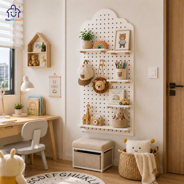 Bảng Pegboard treo tường|Tối ưu không gian, nâng tầm hiện đại
