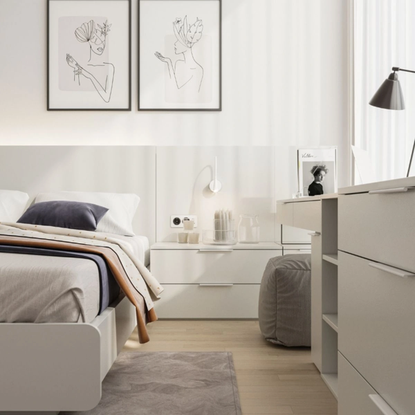 ROSIE Nightstand 2 - Tủ Đầu Giường 2 Tầng Tiện Lợi