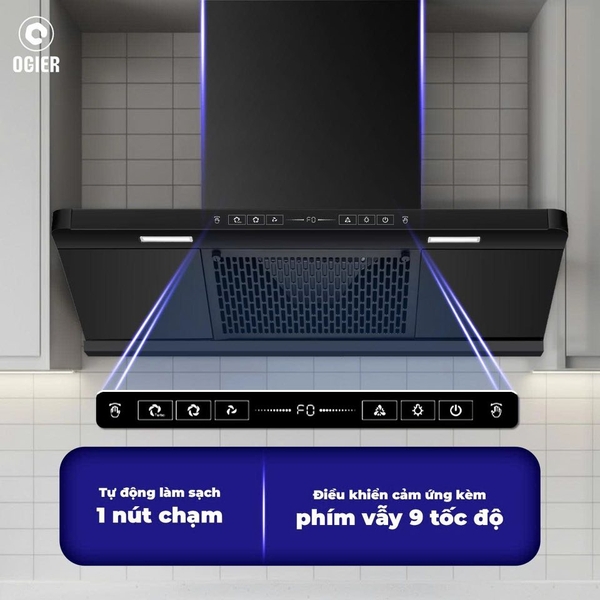 Máy hút mùi Tự động làm sạch OGIER GLE 979 ATDC