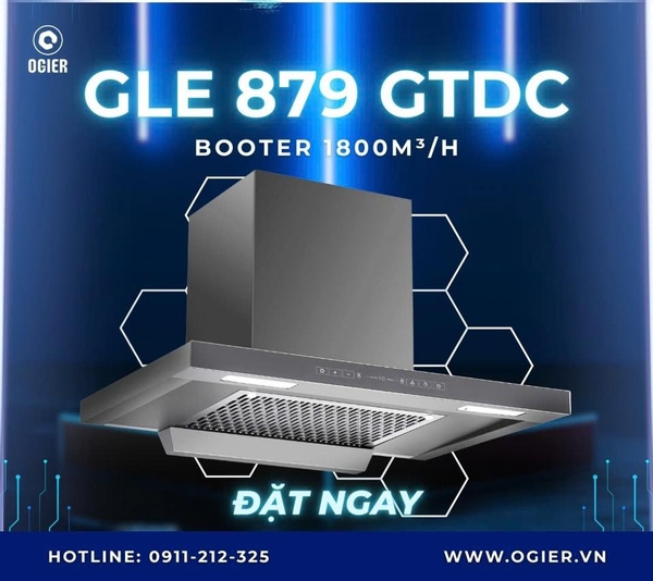 Máy hút mùi Tự động làm sạch OGIER GLE 879 GTDC