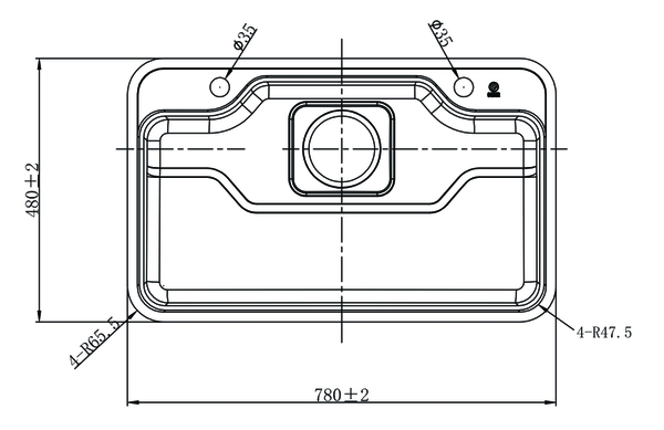 Chậu rửa bát Nhật Bản OGIER GLC 7848D