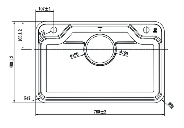 Chậu rửa bát Nhật Bản OGIER GLC 7648 Plus