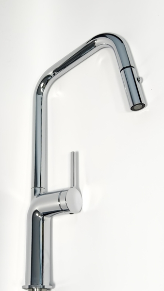 Vòi rửa bát dây rút 2 đường nóng lạnh GLF 626