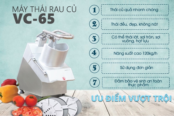 Máy Cắt Rau Củ Quả Đa Năng VC65