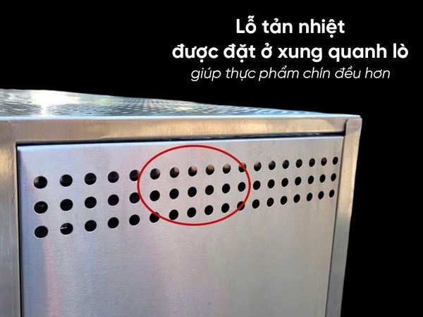 Lò nướng Salamander dùng gas 8 họng đốt